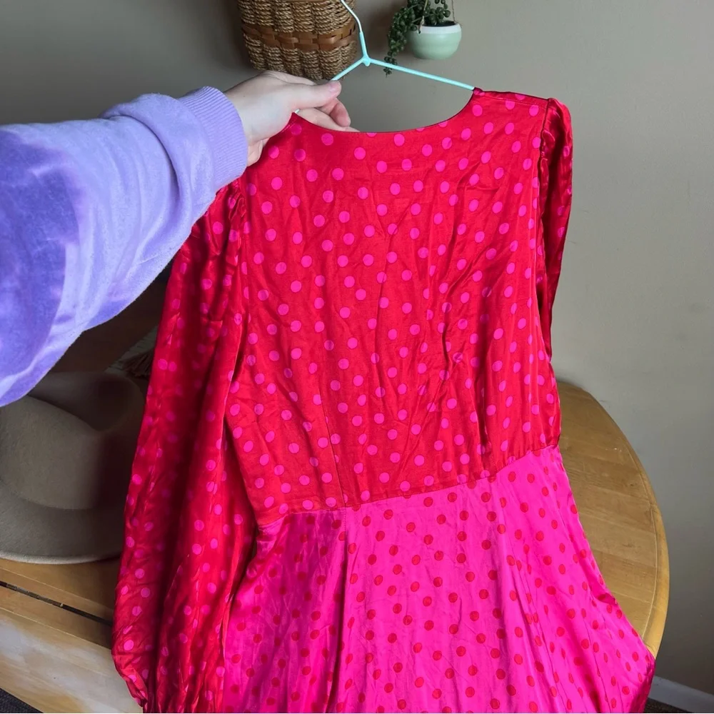 Boden Blouson Sleeve Midi Tea Dress - Picture 7 of 8